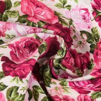 50753-Baumwollstoff-Rosen-beige-rosa-pink-gruen-1_3.jpg Baumwollstoff Rosen beige rosa pink grün 1.45m Breite