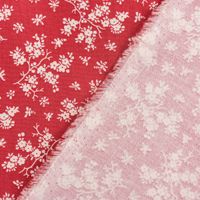 50819-Baumwollstoff-Trachtenstoff-Blumen-rot-beig_1.jpg Baumwollstoff Trachtenstoff Blumen rot beige 1.4m Breite