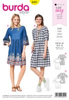 Burda Schnittmuster 6401 Kleid