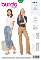 Burda Schnittmuster 6432 Hose