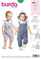 Burda Schnittmuster 9337 Kinder Latzhose