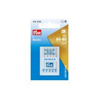 Prym 5 Nähmaschinennadeln 130/705 MICROTEX 60-80
