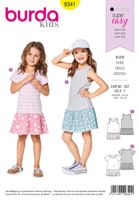 Burda Schnittmuster 9341 Kinder Kleid