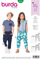 Burda Schnittmuster 9342 Kinder Hose