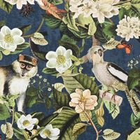 51162-Schoener-Leben-Kissenhuelle-Jacquard-Pfau-R_1.jpg Schöner Leben Kissenhülle Dschungel dunkelblau 50x50cm