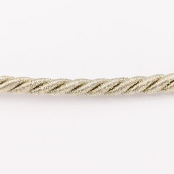 Kordel Zierband goldfarbig hell Glitzer Breite: 0,6cm