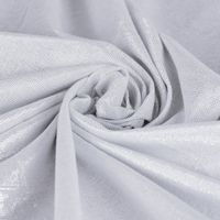 Tischdecke Glamour weiß silberfarbig Lurex 150x250cm