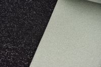 Sweat Jogging einfarbig Glitzer schwarz 1.45m Breite