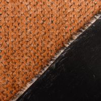 Fellimitat Kunstfell Zacken camel schwarz 1.5m Breite