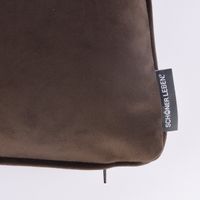 52355-SCHoeNER-LEBEN--Samtkissen-mit-Kederumrandu_2.jpg SCHÖNER LEBEN. Samtkissen mit Keder braun 30x50cm