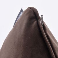 52356-SCHoeNER-LEBEN--Samtkissen-mit-Kederumrandu_4.jpg SCHÖNER LEBEN. Samtkissen mit Keder braun 50x50cm