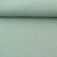 52444-Bekleidungsstoff-Double-Gauze-Musselin-Windel.jpg Double Gauze Organic Bio Musselin Windelstoff uni mint 1.30m Breite