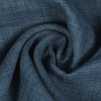 Gardinenstoff Dekostoff Struktur uni blau 1.48m