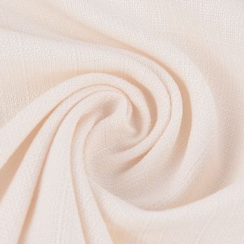 Gardinenstoff Dekostoff Struktur uni creme 1.48m