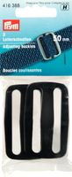 Prym 2 Leiterschnalle schwarz Kunststoff 50mm