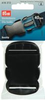 Prym Steckschnalle Schnalle schwarz 40 mm