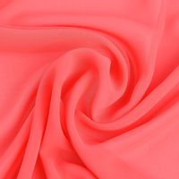 Chiffon Meterware koralle 1.45m Breite