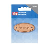 52711-Prym-Applikation-Handmade-Label-Leder-oval-na.jpg Prym Applikation Handmade Label Leder oval natur 5x2cm