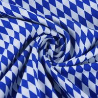 Baumwollstoff Bayernraute Bayrisch Raute blau weiß 1.4m Breite