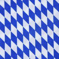 Baumwollstoff Bayernraute Bayrisch Raute blau weiß 1.4m Breite