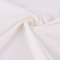 52814-Baumwollstoff-Pisani-Punkte-weiss-goldfarbi_1.jpg Baumwollstoff Pisani Punkte weiß goldfarbig 1.5m Breite