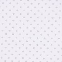 52815-Baumwollstoff-Pisani-Punkte-weiss-silberfar_2.jpg Baumwollstoff Pisani Punkte weiß silberfarbig 1.5m Breite