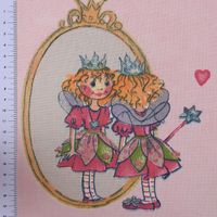 Villa Coppenrath Lillifee Dekostoff Baumwollstoff rosa 140cm