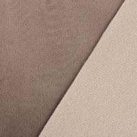 Möbelstoff Polsterstoff Bezugstoff Samtstoff Samt taupe 140cm breit