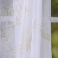 Villa Coppenrath Gardinenstoff Voile Vincelots Welt beige 280cm