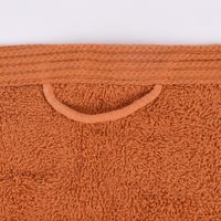 Frottee Handtuch Duschtuch Gästetuch terrakotta