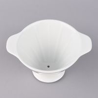 Kaffee Filterhalter Handfilter Größe 4 Keramik weiß 18x15x11cm