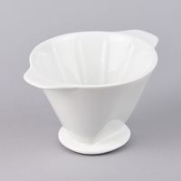 53085-Kaffee-Filterhalter-Handfilter-Groesse-4-Ke_2.jpg Kaffee Filterhalter Handfilter Größe 4 Keramik weiß 18x15x11cm