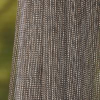 Dekostoff Meterware JUWEL Stores mit Metallic-Effekt silberfarbig goldbraun halbtransparent 3.06m Breite