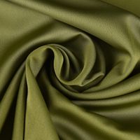 Royal Micro Satin Stoff Meterware moos grün 1.45m Breite
