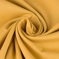 Bekleidungsstoff Viskose Rosella uni curry gelb 1.40m Breite
