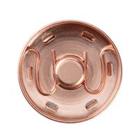 Prym 2 Annäh Druckknöpfe Messing rosegoldfarbig 30mm