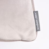 53327-SCHoeNER-LEBEN--Samtkissen-mit-Kederumrandu_7.jpg SCHÖNER LEBEN. Samtkissen mit Keder grau 50x50cm