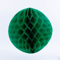 Wabenball Papier smaragdgrün 40x40cm