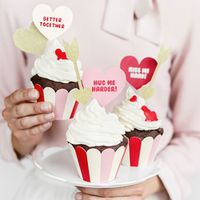 53662-Muffin-Cupcake-Foermchen-Streifen-6-Stueck-_7.jpg Muffin Cupcake Förmchen Streifen 6 Stück rot rosa weiß 5x7.5x5cm