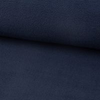 Polar Fleece Stoffe Fleecestoff dunkelblau 1.50m Breite
