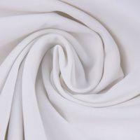 Baumwollstoff Twill Köper Washed einfarbig weiß 1.45m Breite