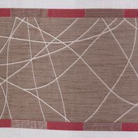 54150-Gardinenstoff-Dekostoff-Leinenoptik-weiss-h_1.jpg Gardinenstoff Leinenoptik weiß halbtransparent Jacquard Querstreifen braun beere silberlurex