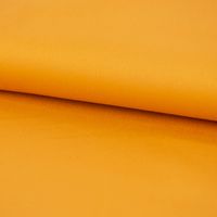 Baumwolle Stoff Meterware Satin Spandex gelb ocker 1.45m Breite