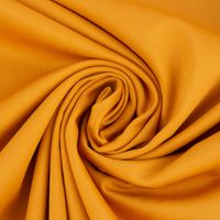 54229-Baumwolle-Stoff-Meterware-Satin-Spandex-gel_1.jpg Baumwolle Stoff Meterware Satin Spandex gelb ocker 1.45m Breite
