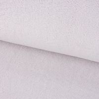 Wellness Fleece Doubleface einfarbig hellgrau 1.45m Breite