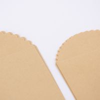 Briefumschlag Set 6 Stück Papier hellbraun versch. Größen