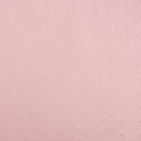 Baumwolljersey Jersey POIS RELIEF Struktur Punkte rosa 1.5m Breite