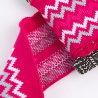 54894-Cuff-Buendchen-Fertigbuendchen-Chevron-Zack_1.jpg Cuff Bündchen Fertigbündchen Chevron Zacken pink weiß grau 7x110cm