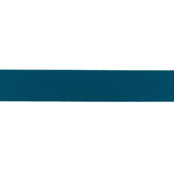 Gummiband extra weich petrol Breite: 2,5cm