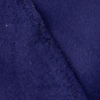 Baumwollfleece Fleece aus Baumwolle einfarbig dunkelblau 1.45m